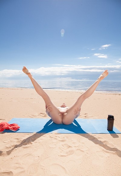 Lee D in Nude Yoga from Femjoy